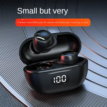 T58 Nové Bezdrôtové Bluetooth Slúchadlá Digitálny Displej ENC Hovor Zníženie Hluku Mini Bean Bluetooth Slúchadlá