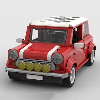 Technické Auto Creative Expert MOC 10242 Mini Cooper Rally MOD Vozidiel Súpravy Stavebné Bloky, Hračky Pre deti Vianočný Darček