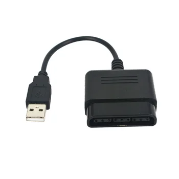 USB Adaptér Converter Kábel pre PS2 Dualshock Joypad GamePad k PS3, PC USB Hry Radič Adaptér Converter Kábel