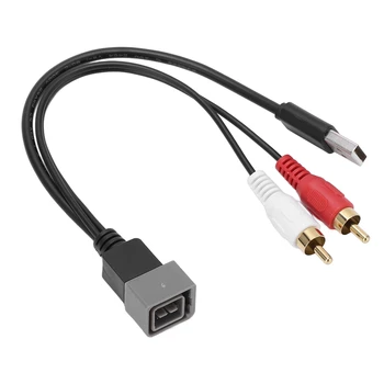 USB Kábel Adaptéra vysokorýchlostný Dátový Prenos Audio Adaptér Kábel Dobrú Kvalitu Zvuku 23 cm/9.06 v Výmena za Nissan Cube
