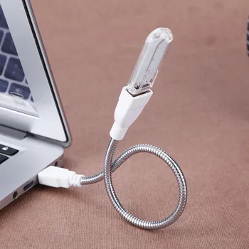 USB Mužov a Žien Rozšírenie LED Svetlo, Adaptér, Kábel Metal Flexibilná Trubica