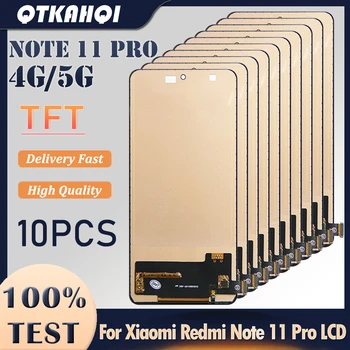 Veľkoobchod 10 Ks/veľa TFT Pre Xiao Redmi Poznámka 11 Pro Lcd Displej Dotykový Displej Digitalizátorom. S Rámom Pre Redmi Note11 Pro 5G