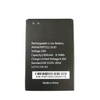 veľkosť náhradné batérie 2300mah 3.8 v Batériou Pre Prestigio PSP7511 DUO Muze B7 Smartphone batérie