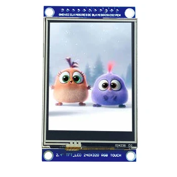 Veľký Dopyt 2,4 palca 4-wire SPI sériové TFT LCD modul ILI9341 disky Dotykový LCD displej 240*320