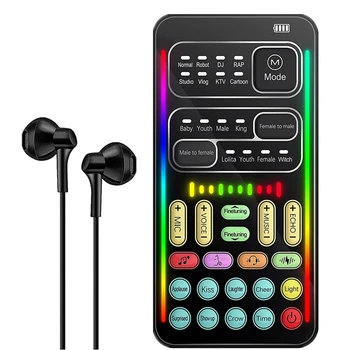Voice Changer Ručný Mikrofón, Voice Changer So Zvukom Multifunkčné Účinky Stroj Pre Telefón//Switch (I900)