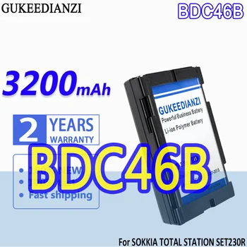 Vysoká Kapacita GUKEEDIANZI Batérie BDC46B 3200mAh Pre TOTÁLNA STANICA SOKKIA SET230R SET300 SET330 SET530 SET630 Digitálne Batérie