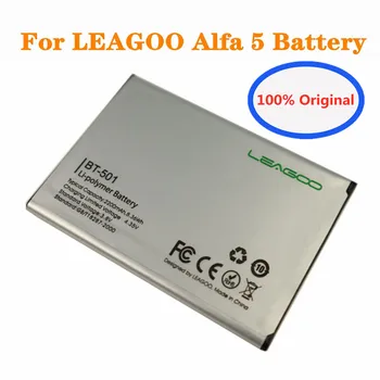 Vysoká Kvalita BT-501 BT501 BT 501 Originálne Batérie Pre LEAGOO Alfa 5 Alfa5 2200mAh Smartphone Náhradný Telefón Bateria Batérie