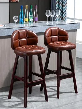 Vysoká stolička domov stoličky barové masívneho dreva bar tabuľky, stoličky svetlo luxusný bar stôl a stoličky moderný minimalistický vysoká stolička bar cha