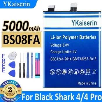 YKaiserin BS08FA Najnovšie Náhradné Batérie pre Xiao Black Shark 4/4 Pro 4pro Shark4 Vysokej Kvality 5000mAh Telefón Bateria