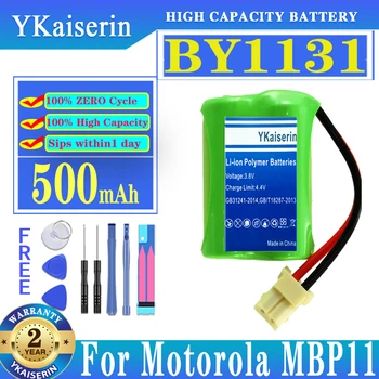 YKaiserin BY1131 500mAh Pre Motorola MBP11 Náhradné Batérie